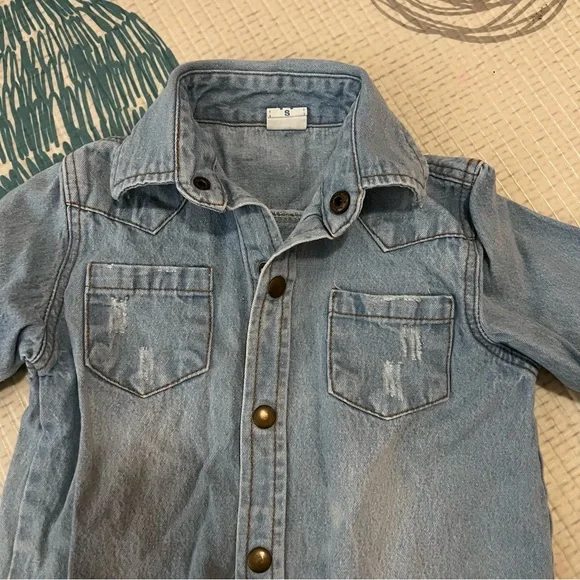 Kids Denim Jacket - Picture 2 of 4
